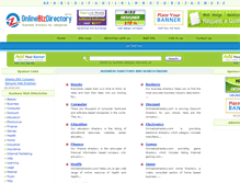 Tablet Screenshot of onlinebizdirectory.com